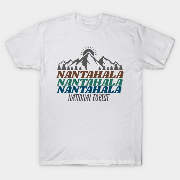 Nantahala National Forest T-Shirt by Mountain Morning Graphics